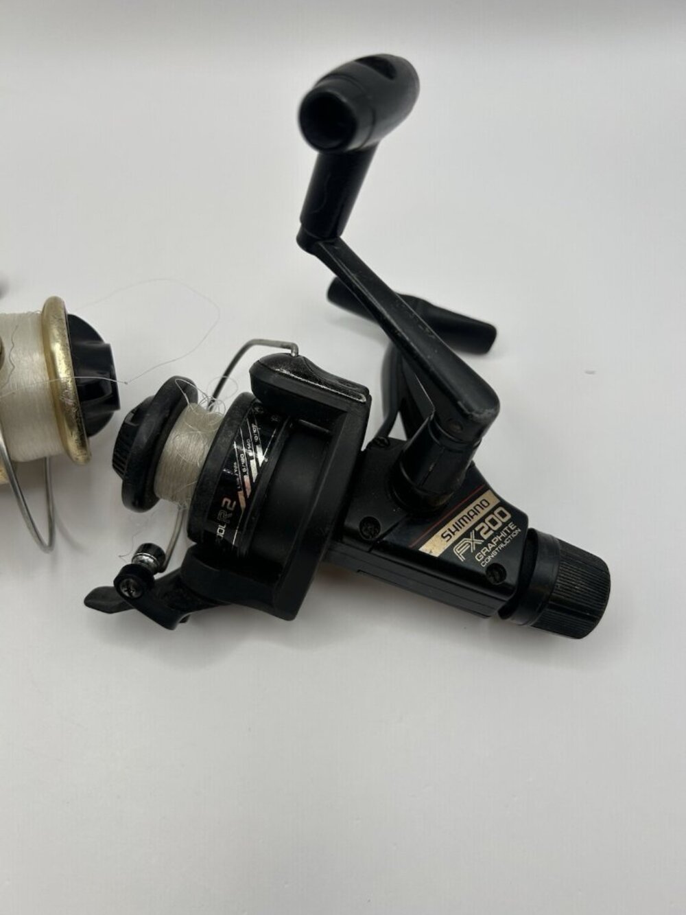 Vintage Spinning Fishing Reels Lot Zebco 6020 & Shimano FX200 Untested Fish Gift - Picture 10 of 13